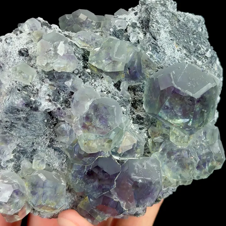 Natural Purple Phantom Fluorite, Mineral Specimen:Fujian,China (110*70*70MM) - image 5