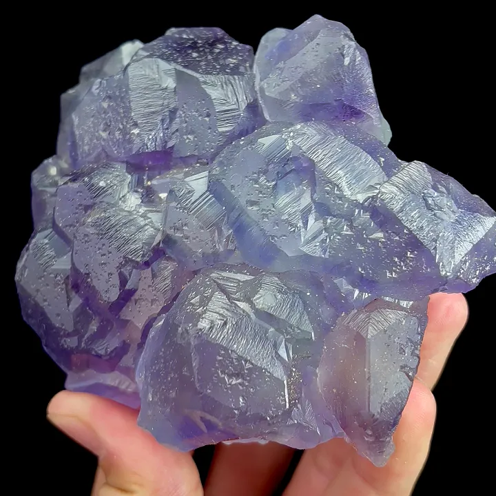 Natural Purple Phantom Fluorite, Mineral Specimen:Fujian,China (110*80*50MM) - image 3
