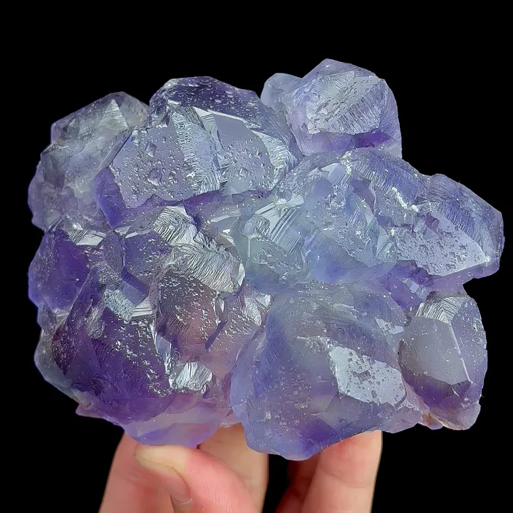 Natural Purple Phantom Fluorite, Mineral Specimen:Fujian,China (110*80*50MM) image