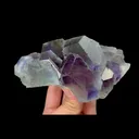 Natural Purple Phantom Fluorite, Mineral Specimen:Fujian,China (120*60*55MM) - image 4