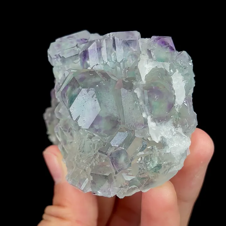 Natural Purple Phantom Fluorite, Mineral Specimen:Fujian,China (80*55*45MM) - image 3