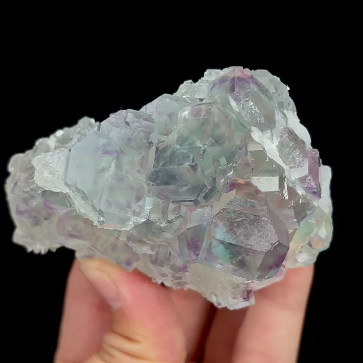 Natural Purple Phantom Fluorite, Mineral Specimen:Fujian,China (80*55*45MM) - image 4