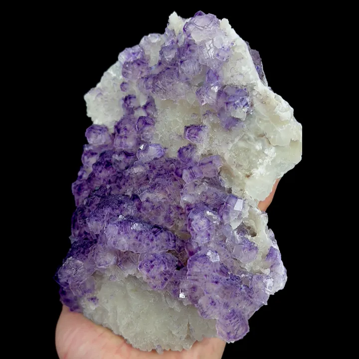 Natural Purple Phantom Fluorite, Mineral Specimen:Henan (125*160*60MM) - image 2