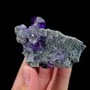 Natural Purple Phantom Fluorite Mineral Specimen,High Quality Specimen,FUJIAN,CHINA(59*42*27mm) - image 4