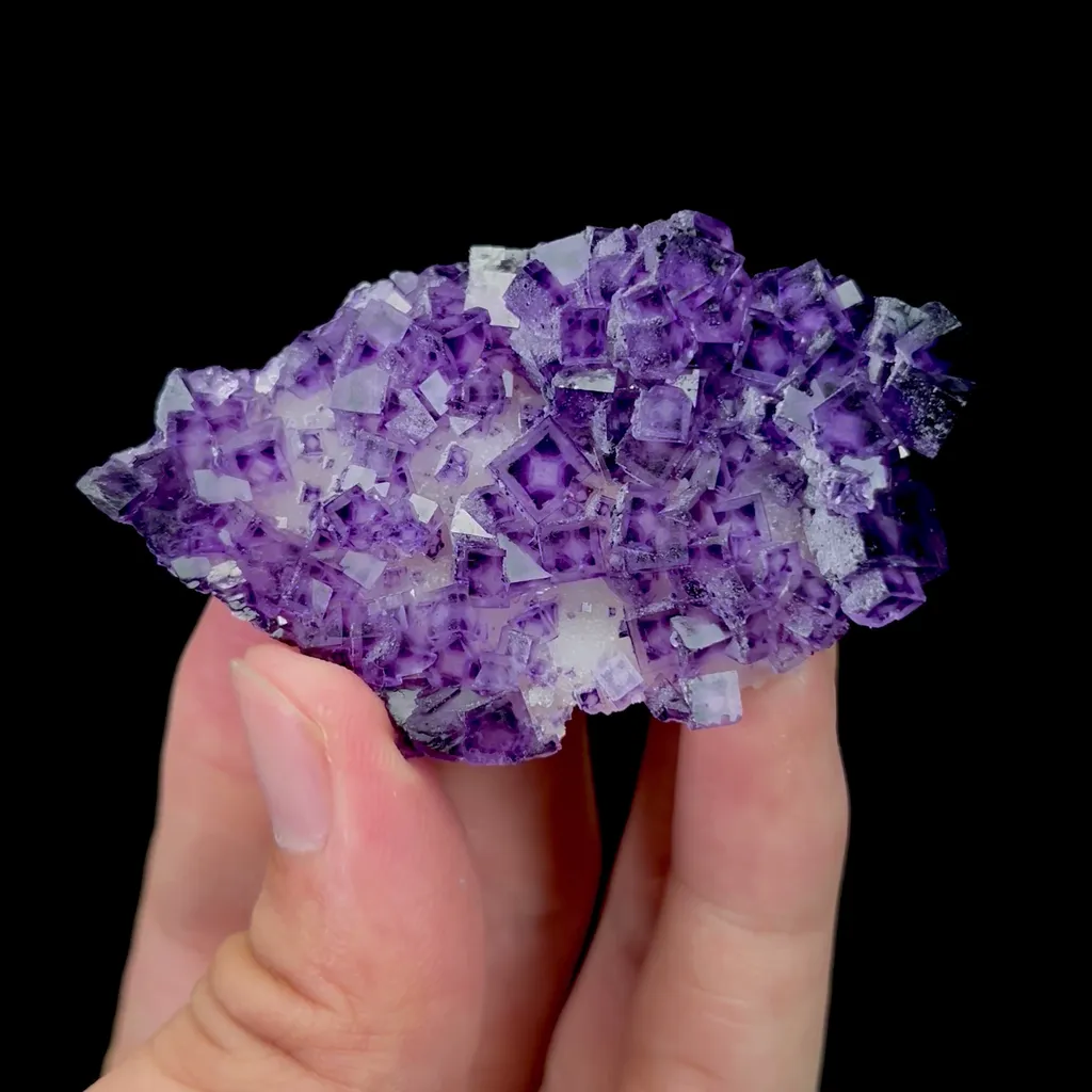 Natural Purple Phantom Fluorite Mineral Specimen,High Quality Specimen,HENAN,CHINA(67*40*20mm) - image 4