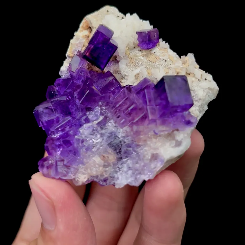 Natural Purple Phantom Fluorite Mineral Specimen,High Quality Specimen,NORTHWEST CHINA(60*50*30mm) - image 3
