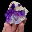 Natural Purple Phantom Fluorite Mineral Specimen,High Quality Specimen,NORTHWEST CHINA(60*50*30mm) - image 3
