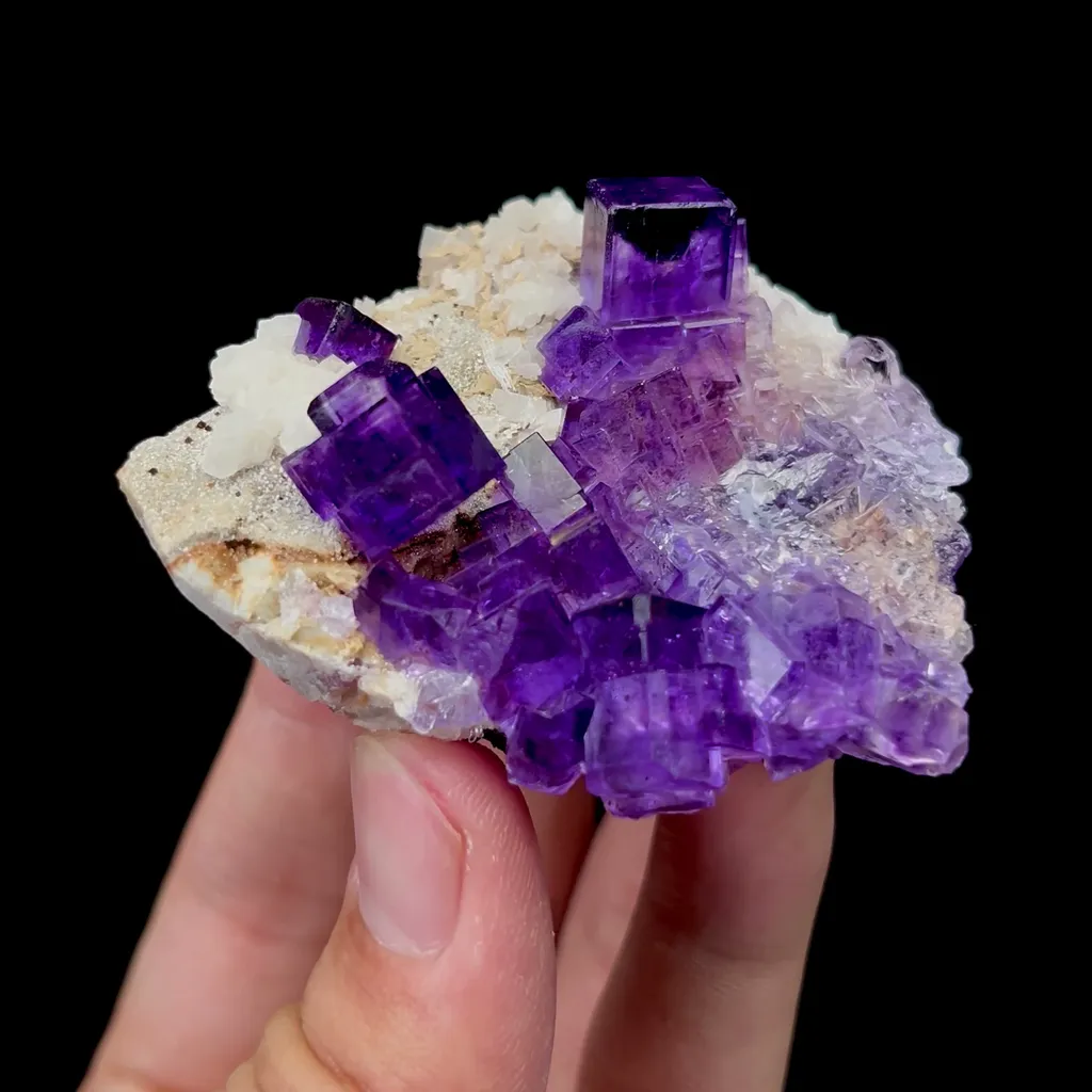 Natural Purple Phantom Fluorite Mineral Specimen,High Quality Specimen,NORTHWEST CHINA(60*50*30mm) - image 4