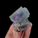 Natural Purple Phantom Fluorite Mineral Specimen,High Quality Specimen,YAO GANG XIAN,HUNAN,CHINA(40*40*40mm) - image 1