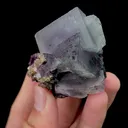 Natural Purple Phantom Fluorite Mineral Specimen,High Quality Specimen,YAO GANG XIAN,HUNAN,CHINA(40*40*40mm) - image 2