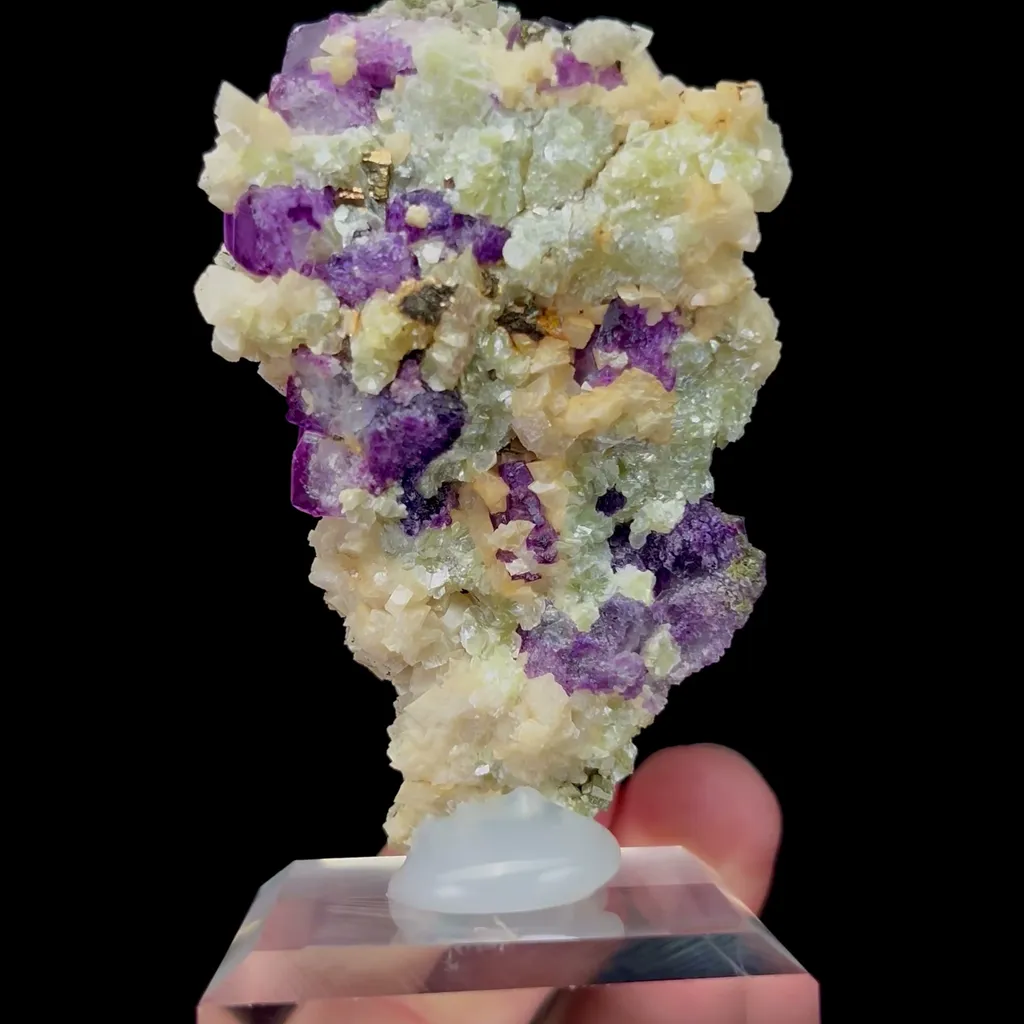 Natural Purple Phantom Fluorite Mineral Specimen,High Quality Specimen,YAO GANG XIAN,HUNAN,CHINA(41*27*70mm) - image 4