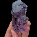 Natural Purple Phantom Fluorite Mineral Specimen,High Quality Specimen,YAO GANG XIAN,HUNAN,CHINA(42*31*70mm) - image 3