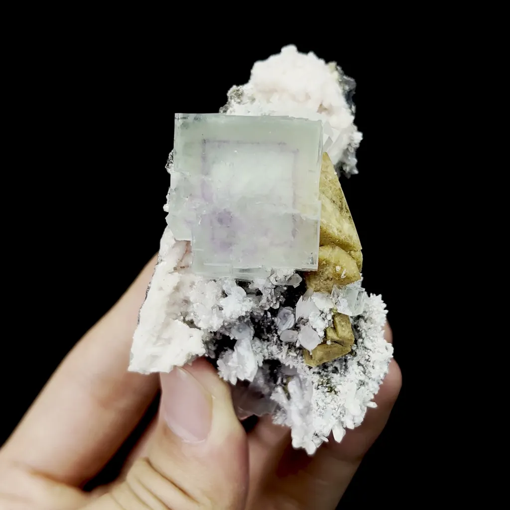 Natural Purple Phantom Fluorite Mineral Specimen,High Quality Specimen,YAO GANG XIAN,HUNAN,CHINA(70*40*40mm) - image 3