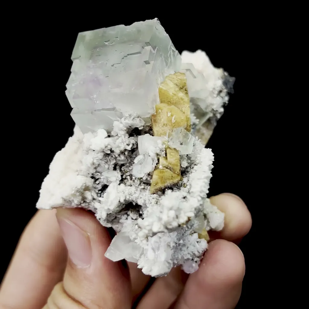 Natural Purple Phantom Fluorite Mineral Specimen,High Quality Specimen,YAO GANG XIAN,HUNAN,CHINA(70*40*40mm) - image 2