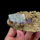 Natural Purple Phantom Fluorite Mineral Specimen,High Quality Specimen,YAO GANG XIAN,HUNAN,CHINA(80*40*25mm) - image 2