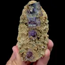 Natural Purple Phantom Fluorite Mineral Specimen,High Quality Specimen,YAO GANG XIAN,HUNAN,CHINA(80*40*25mm) - image 4