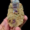 Natural Purple Phantom Fluorite Mineral Specimen,High Quality Specimen,YAO GANG XIAN,HUNAN,CHINA(80*40*25mm) - image 3