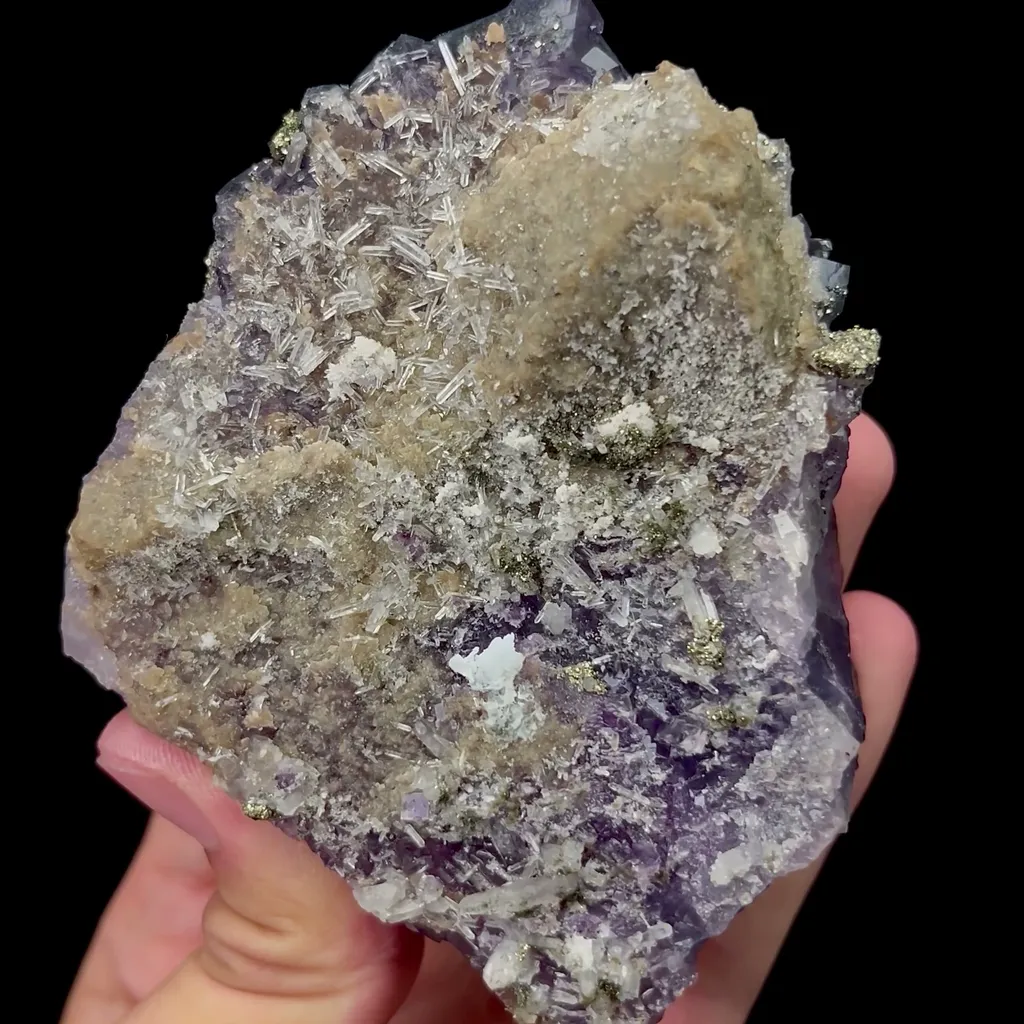 Natural Purple Phantom Fluorite Mineral Specimen,High Quality Specimen,YINDU,INNER MONGOLIA,CHINA(100*75*43mm) - image 4