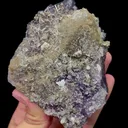 Natural Purple Phantom Fluorite Mineral Specimen,High Quality Specimen,YINDU,INNER MONGOLIA,CHINA(100*75*43mm) - image 4