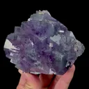 Natural Purple Phantom Fluorite Mineral Specimen,High Quality Specimen,YINDU,INNER MONGOLIA,CHINA(100*75*43mm) - image 2