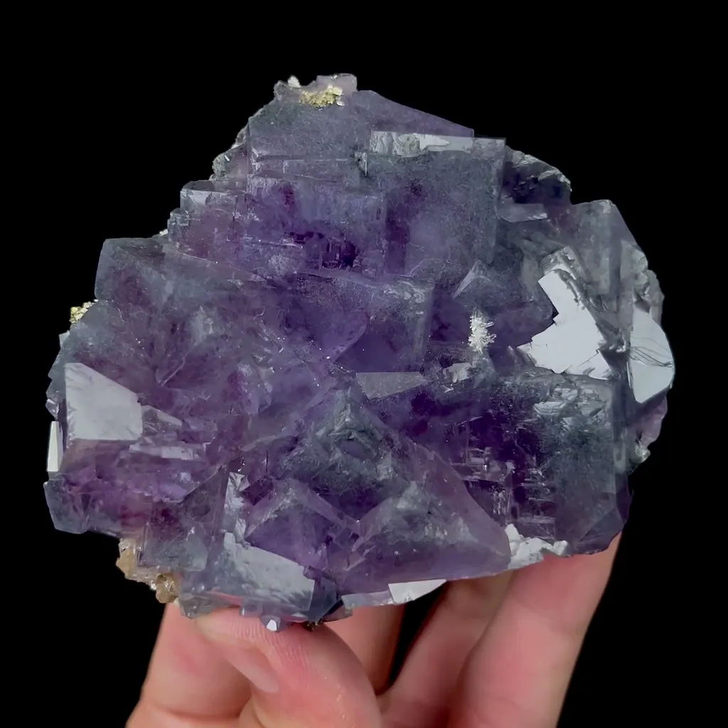 Natural Purple Phantom Fluorite Mineral Specimen,High Quality Specimen,YINDU,INNER MONGOLIA,CHINA(100*75*43mm) - image 3