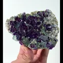 Natural Purple Phantom Fluorite Mineral Specimen,High Quality Specimen,YINDU,INNER MONGOLIA,CHINA(112*81*26mm) - image 2