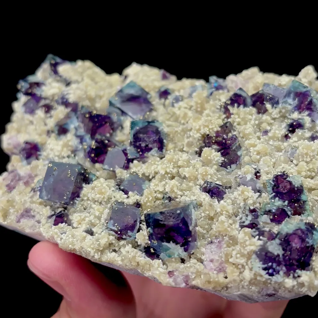 Natural Purple Phantom Fluorite Mineral Specimen,High Quality Specimen,YINDU,INNER MONGOLIA,CHINA(115*79*27mm) - image 3