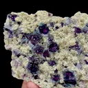 Natural Purple Phantom Fluorite Mineral Specimen,High Quality Specimen,YINDU,INNER MONGOLIA,CHINA(115*79*27mm) - image 2