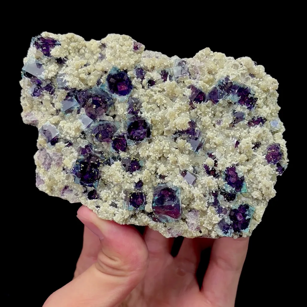 Natural Purple Phantom Fluorite Mineral Specimen,High Quality Specimen,YINDU,INNER MONGOLIA,CHINA(115*79*27mm) - image 4