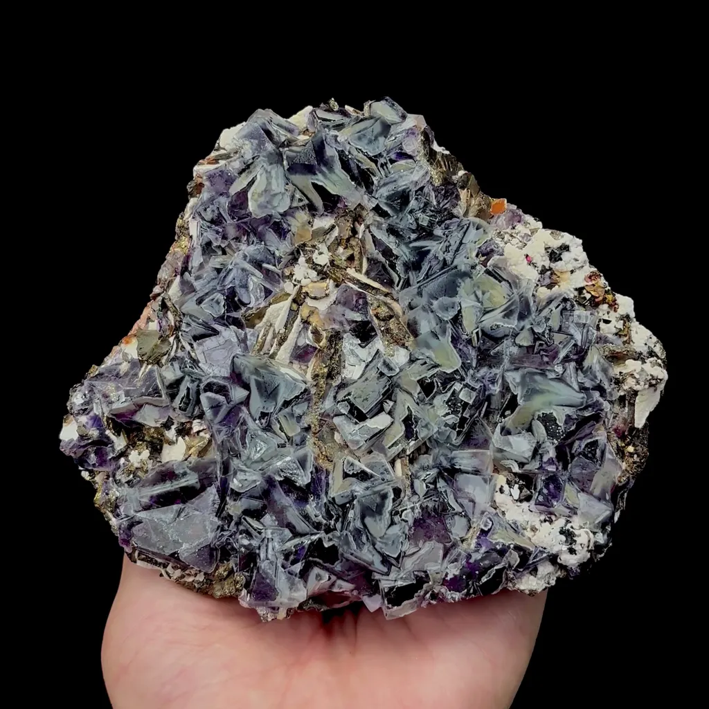 Natural Purple Phantom Fluorite Mineral Specimen,High Quality Specimen,YINDU,INNER MONGOLIA,CHINA(128*110*40mm) - image 4