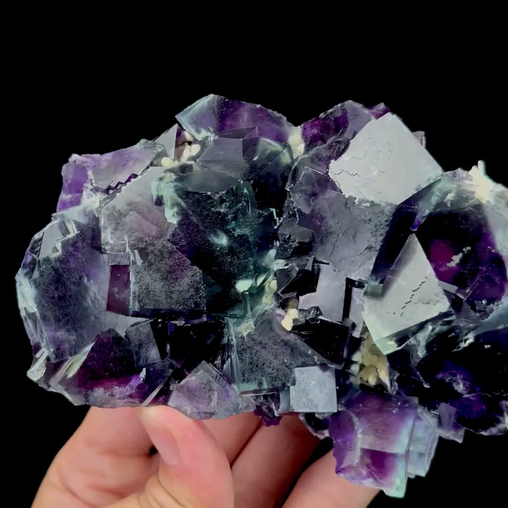 Natural Purple Phantom Fluorite Mineral Specimen,High Quality Specimen,YINDU,INNER MONGOLIA,CHINA(142*95*32mm) - image 3