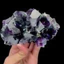 Natural Purple Phantom Fluorite Mineral Specimen,High Quality Specimen,YINDU,INNER MONGOLIA,CHINA(142*95*32mm) - image 1