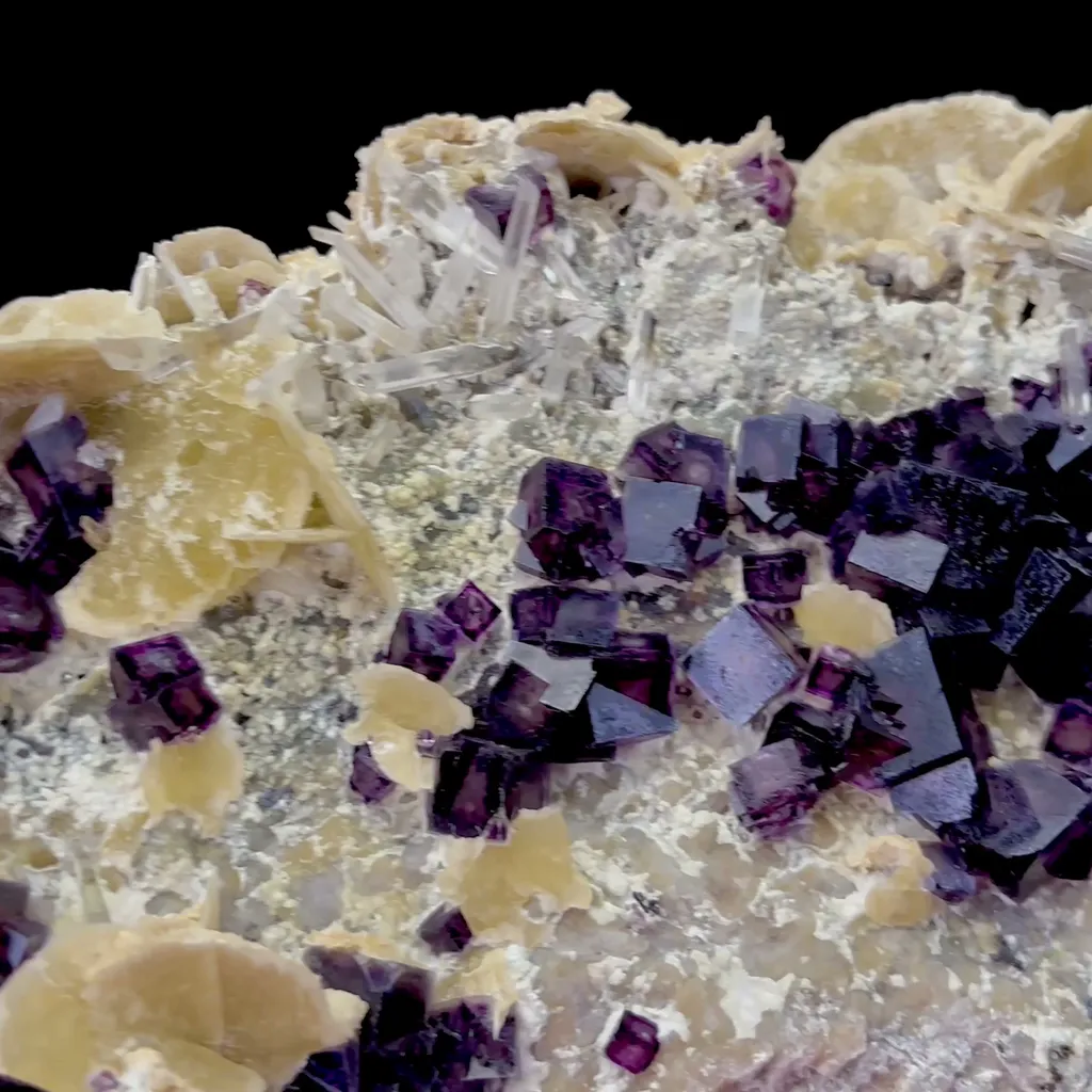 Natural Purple Phantom Fluorite Mineral Specimen,High Quality Specimen,YINDU,INNER MONGOLIA,CHINA(230*110*65mm) - image 2
