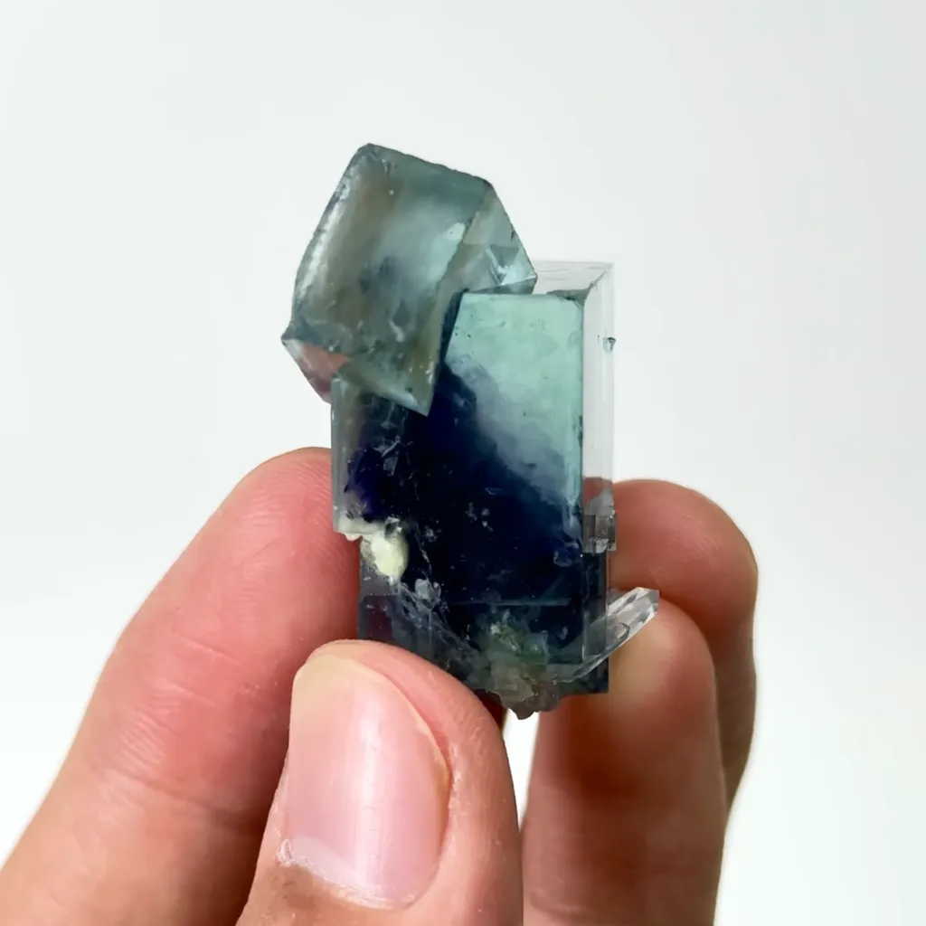 Natural Purple Phantom Fluorite Mineral Specimen,High Quality Specimen,YINDU,INNER MONGOLIA,CHINA(29*35*16mm) - image 3