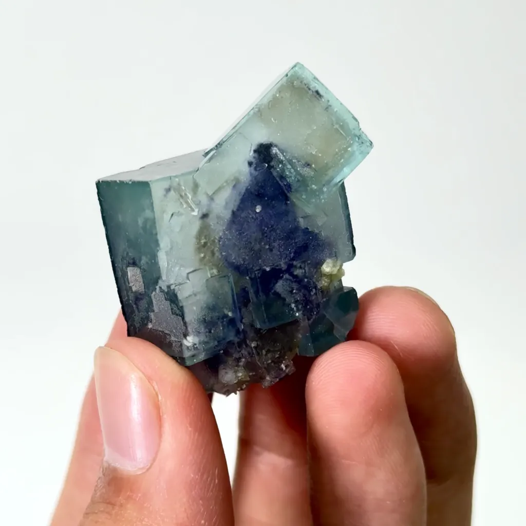 Natural Purple Phantom Fluorite Mineral Specimen,High Quality Specimen,YINDU,INNER MONGOLIA,CHINA(29*35*16mm) - image 5