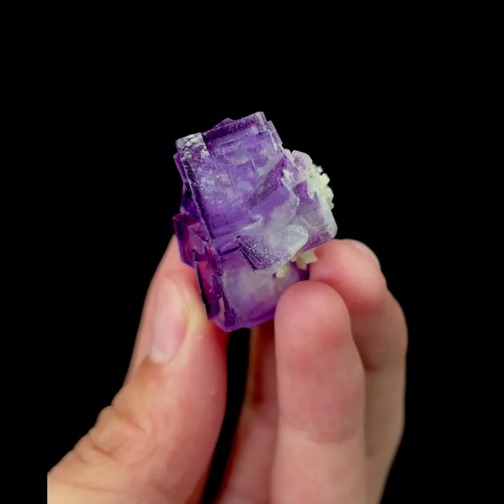 Natural Purple Phantom Fluorite Mineral Specimen,High Quality Specimen,YINDU,INNER MONGOLIA,CHINA(39*25*21mm) - image 4