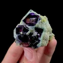 Natural Purple Phantom Fluorite Mineral Specimen,High Quality Specimen,YINDU,INNER MONGOLIA,CHINA(45*55*21mm) - image 1