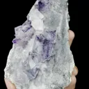 Natural Purple Phantom Fluorite Mineral Specimen,High Quality Specimen,YINDU,INNER MONGOLIA,CHINA(60*35*120mm) - image 2