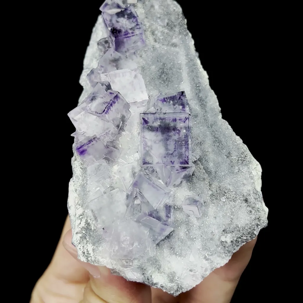 Natural Purple Phantom Fluorite Mineral Specimen,High Quality Specimen,YINDU,INNER MONGOLIA,CHINA(60*35*120mm) - image 3