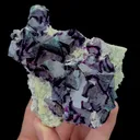 Natural Purple Phantom Fluorite Mineral Specimen,High Quality Specimen,YINDU,INNER MONGOLIA,CHINA(78*90*40mm) - image 2