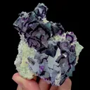 Natural Purple Phantom Fluorite Mineral Specimen,High Quality Specimen,YINDU,INNER MONGOLIA,CHINA(78*90*40mm) - image 1