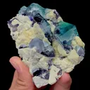 Natural Purple Phantom Fluorite Mineral Specimen,High Quality Specimen,YINDU,INNER MONGOLIA,CHINA(85*60*40mm) - image 5