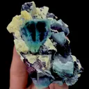 Natural Purple Phantom Fluorite Mineral Specimen,High Quality Specimen,YINDU,INNER MONGOLIA,CHINA(85*60*40mm) - image 3
