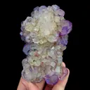 Natural Purple Phantom Fluorite, Mineral Specimen:Huanggangliang,Inner Mongolia (65*105*55MM) - image 1