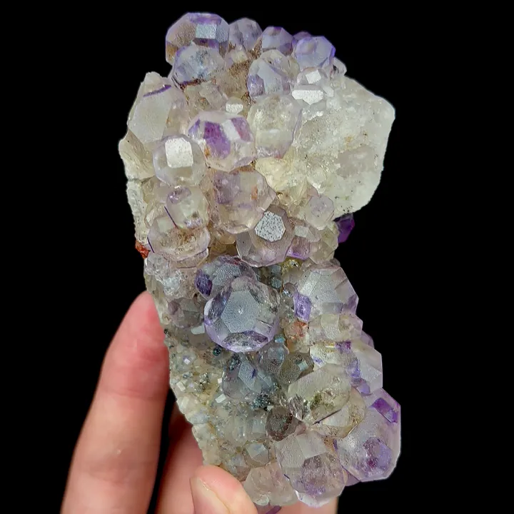 Natural Purple Phantom Fluorite, Mineral Specimen:Huanggangliang,Inner Mongolia (65*105*55MM) - image 3