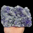 Natural Purple Phantom Fluorite, Mineral Specimen:Inner Mongolia,China (140*100*45MM) - image 5