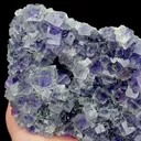 Natural Purple Phantom Fluorite, Mineral Specimen:Inner Mongolia,China (140*100*45MM) - image 4