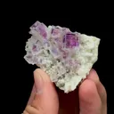 Natural Purple Phantom Fluorite, Mineral Specimen:Shangbao,Hunana (35*50*10MM) - image 3