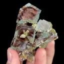 Natural Purple Phantom Fluorite, Mineral Specimen:Xianghualing,Hunan (65*50*35MM) - image 3