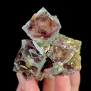 Natural Purple Phantom Fluorite, Mineral Specimen:Xianghualing,Hunan (65*50*35MM) - image 6